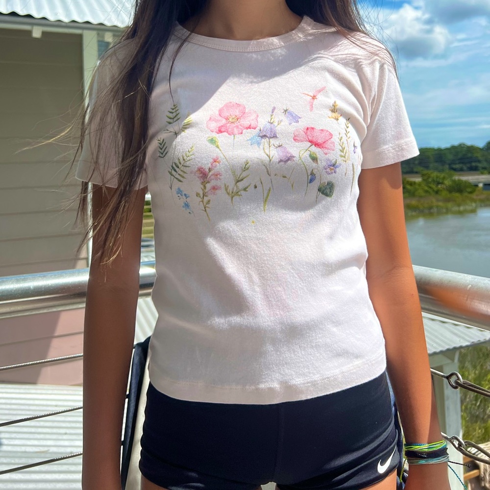 Pretty flower top from urban outfitters